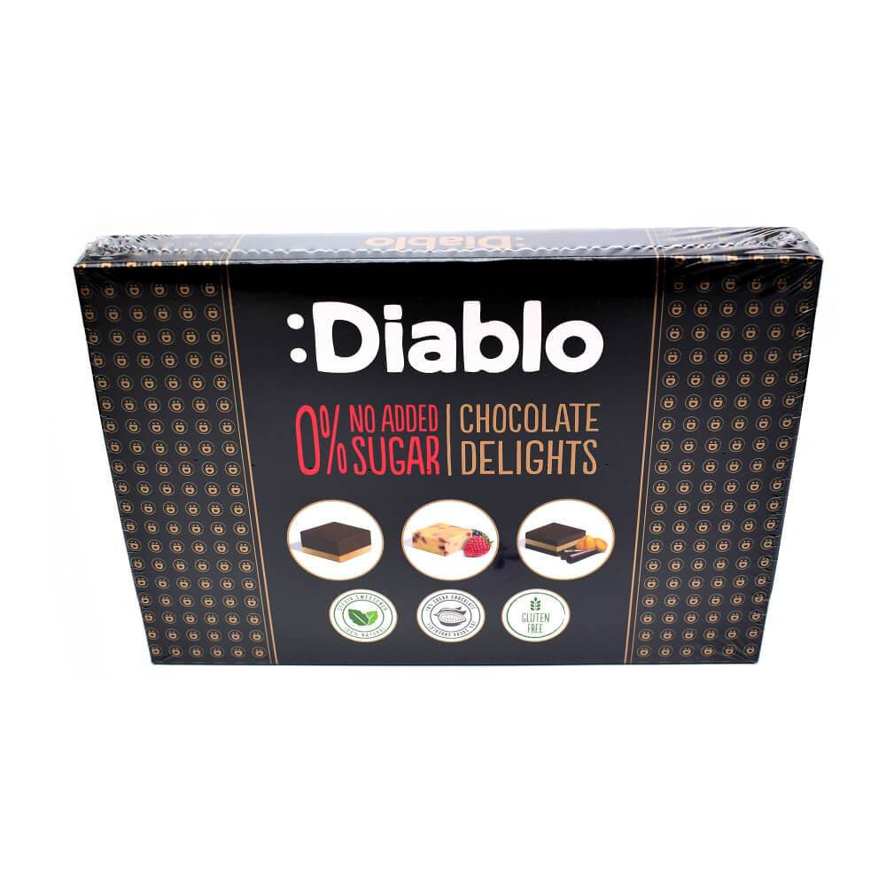 Diablo No Added Sugar 12 Chocolate Delights Box 115g